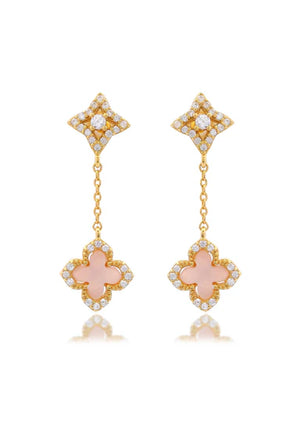 Georgini Sydney Soiree Mother of Pearl Gold Plated Earrings