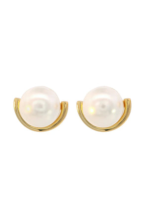 Georgini Crescent Pearl Earrings