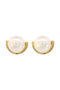 Georgini Crescent Pearl Earrings