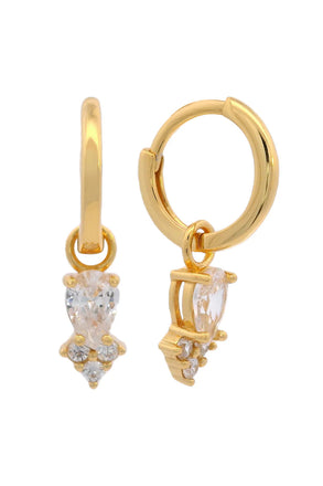 Georgini Asteria CZ Hoop Earrings