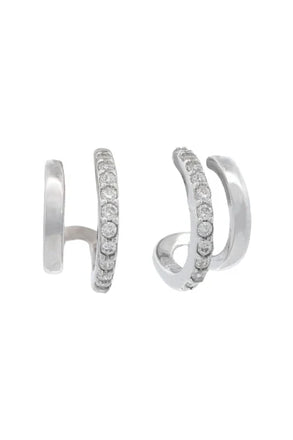 Georgini Ratri Silver Double Earring