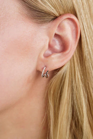 Georgini Ratri Silver Double Earring