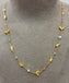 24ct Plated Peach Moonstone Necklet