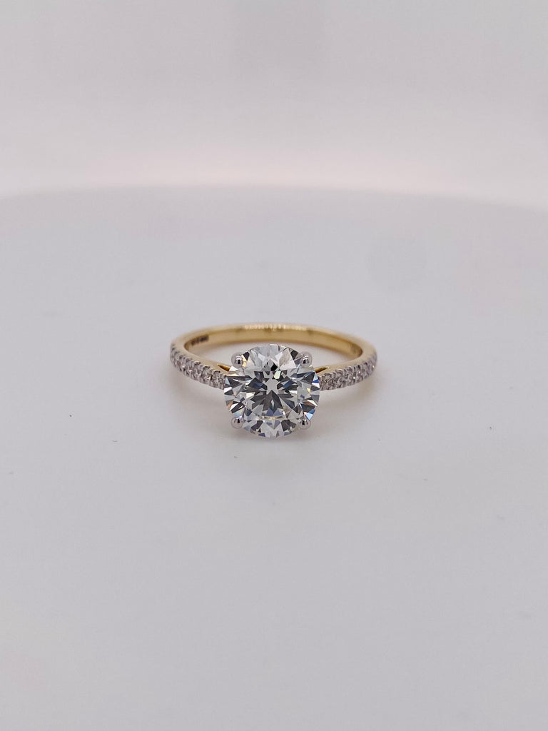 9ct Yellow Gold Laboratory Grown Diamond Ring