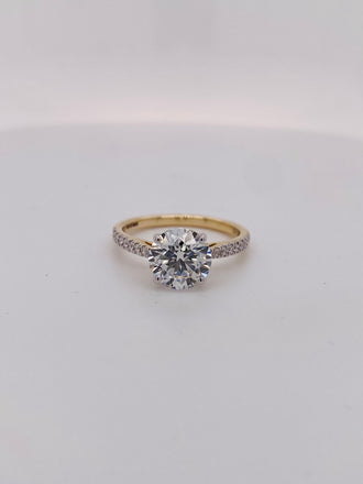 9ct Yellow Gold Laboratory Grown Diamond Ring