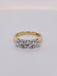 9ct Yellow Gold Laboratory Grown Diamond 3 Stone Ring