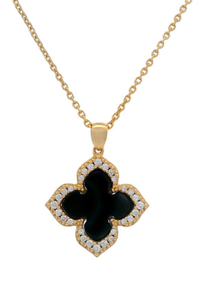 Georgini Sydney Soiree Black Agate Pendant