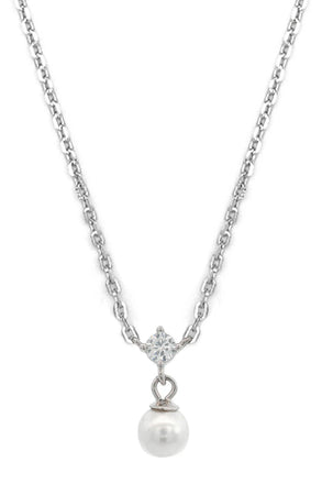 Georgini Touch of Sparkle Silver Pearl Pendant