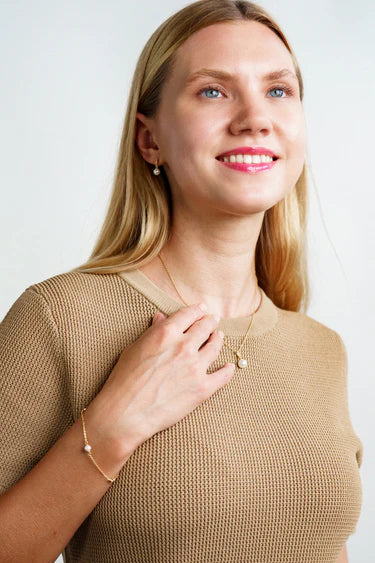 Georgini Effortless Glow Pearl Pendant