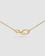 Kit Heath Infinity Golden Mini Necklace