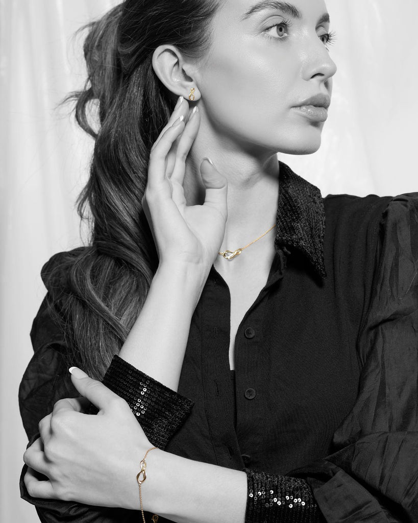 Kit Heath Golden Infinity Earrings