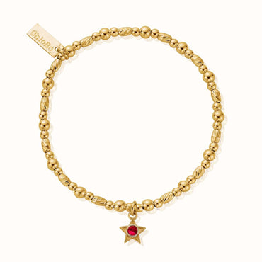 Chlobo Gold Plated Birthstone Bracelets