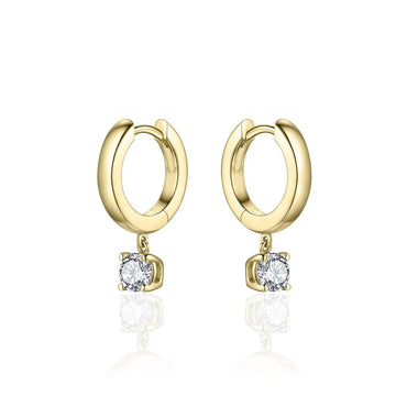 Gisser CZ Hoop Earrings