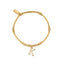 Chlobo 18ct Gold Plated Initial Bracelet