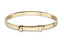 Little Star Gold Plate Baby Bangle