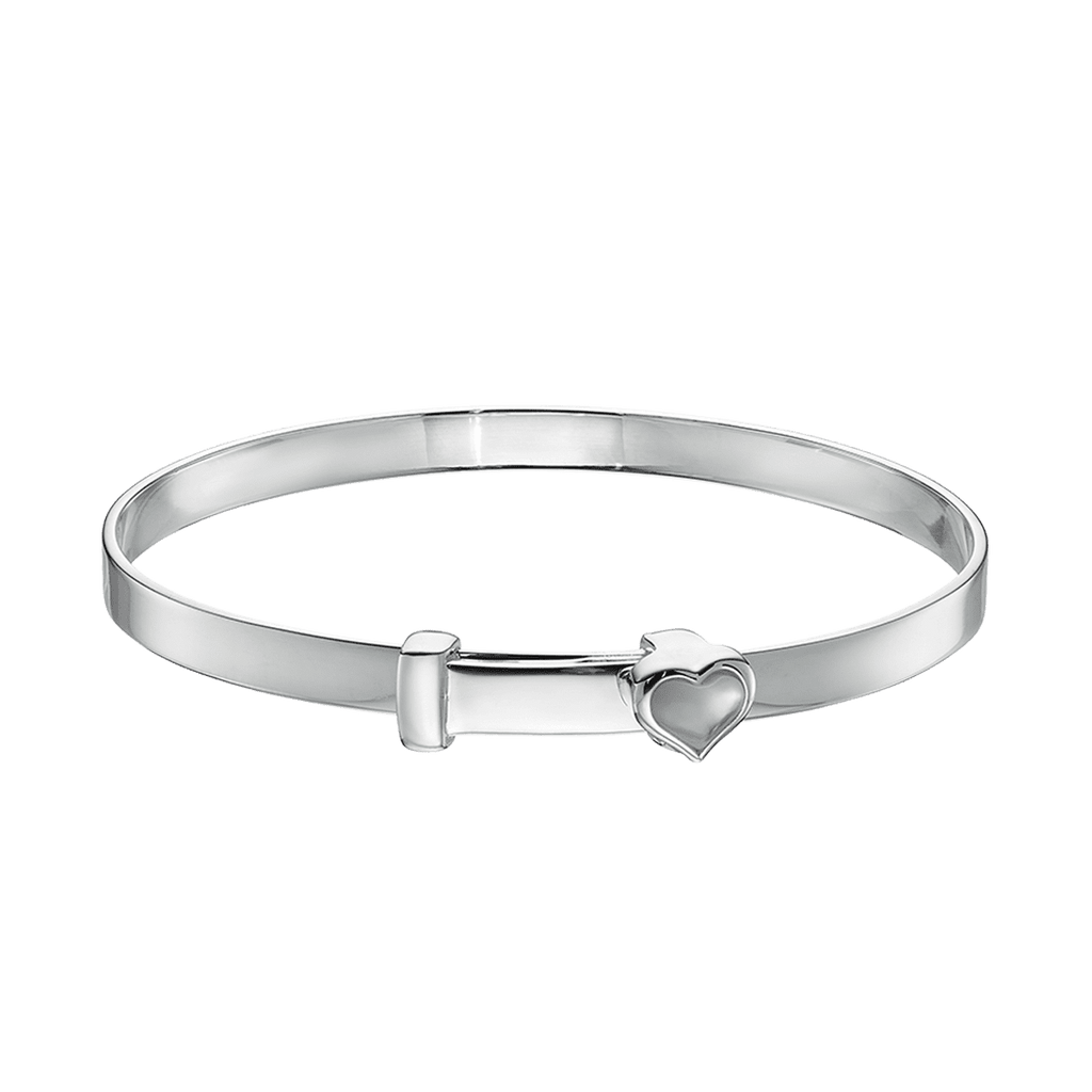 Little Star Pearl Heart Bangle