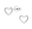 Little Star Open Heart Earrings