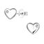 Little Star Heart CZ Earrings