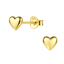 Little Star Gold Plate Heart Earrrings