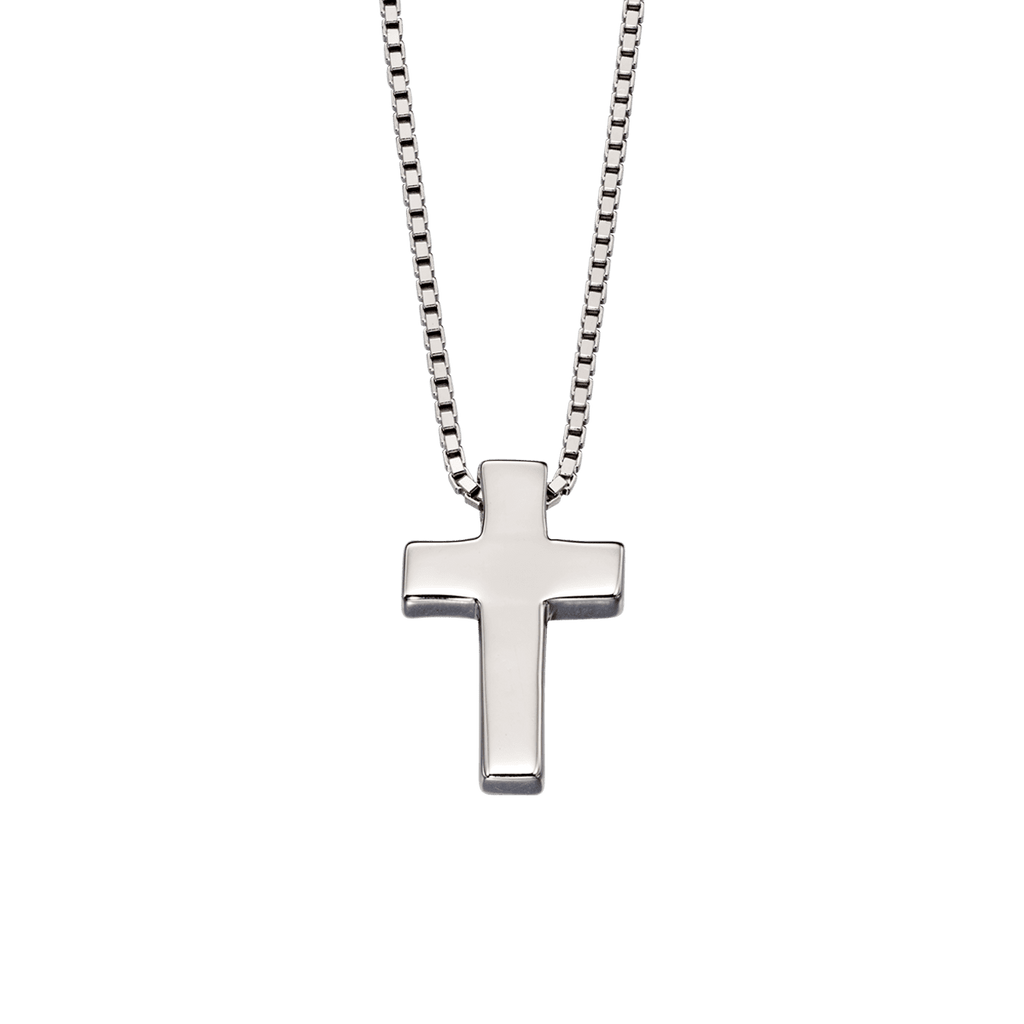 Little Star Silver Cross Necklace