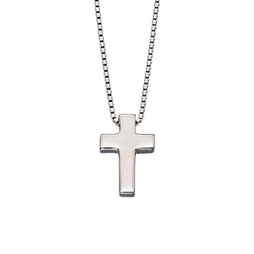 Little Star Silver Cross Necklace