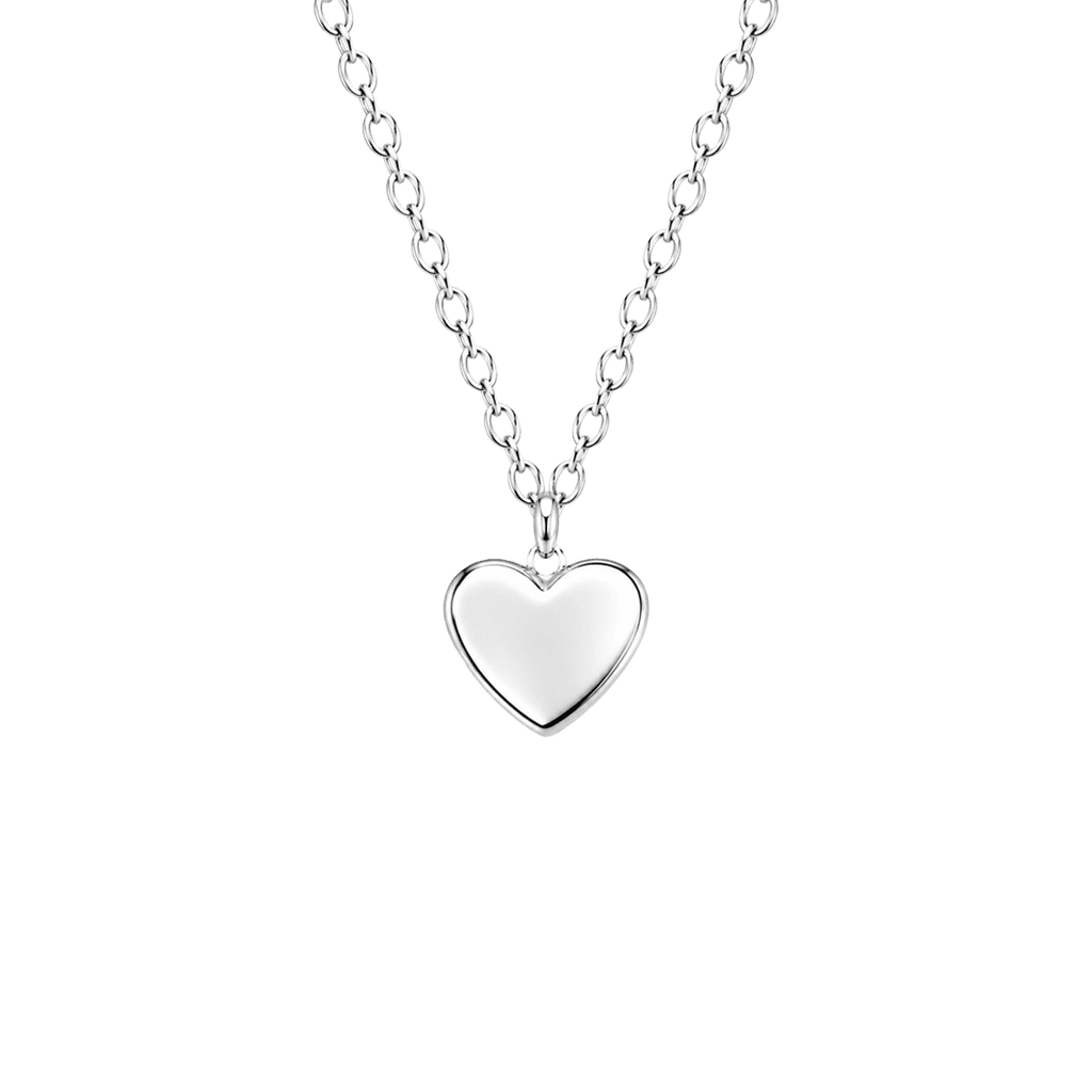 Little Star Silver Heart Necklace