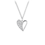 Little Star Pave CZ Heart Necklace