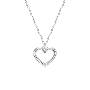 Little Star Open Heart Necklace
