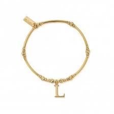 Chlobo 18ct Gold Plated Initial Bracelet