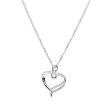 Unique & Co Silver Heart pendant