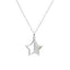 Unique Silver Cubic Zirconia Star Pendant