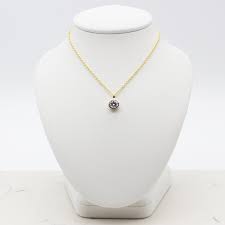 Unique 18ct Gold Plated CZ Pendant