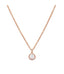 Unique 18ct Rose Gold Plated CZ Pendant