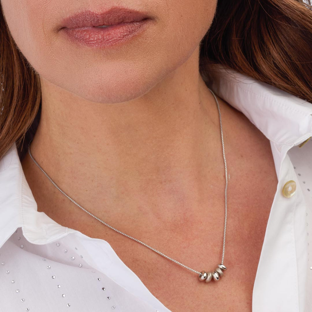 Kit Heath Silver Coast Tumble Necklace