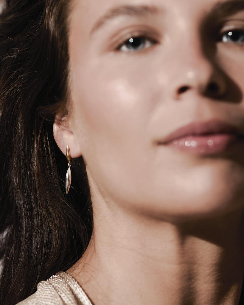 Kit Heath Glint Golden Drop Earrings