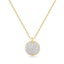 Ania Haie Two-Tone Large Pavé Disc Pendant