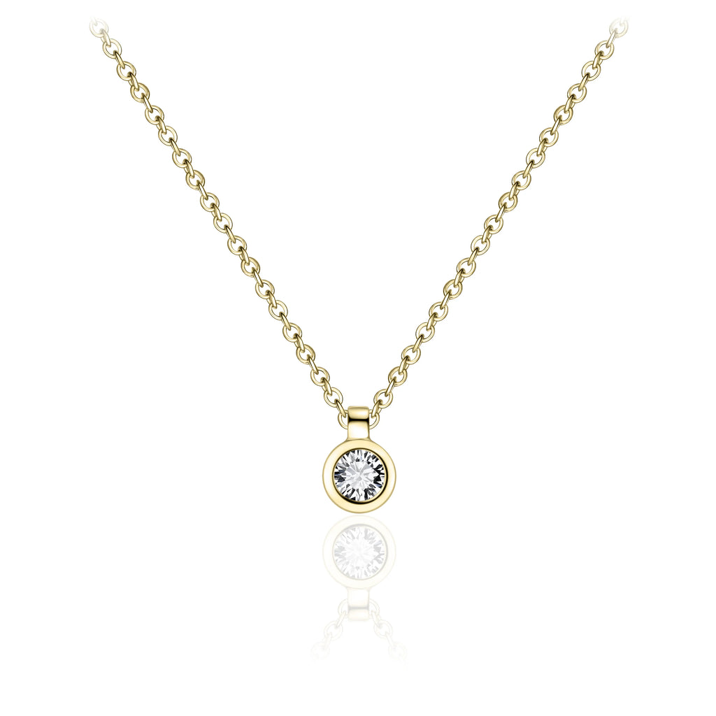 Gisser Bezel Necklace