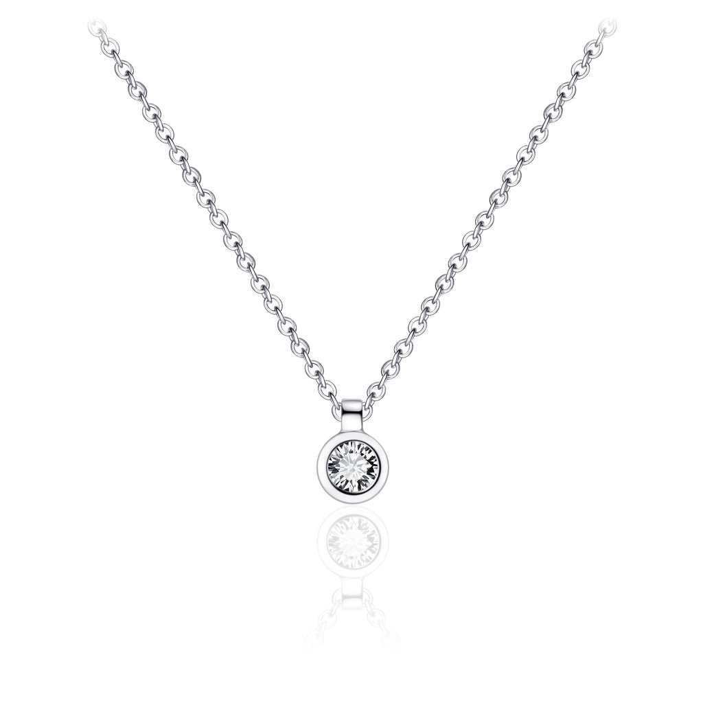 Gisser Bezel Necklace