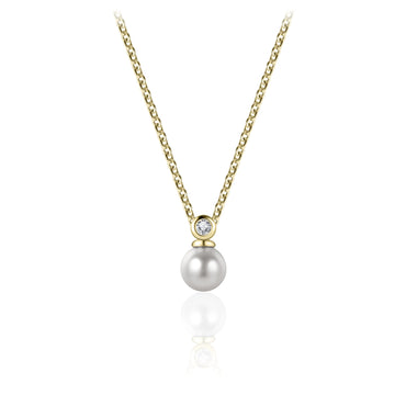 Gisser Gold Plated Pearl Pendant