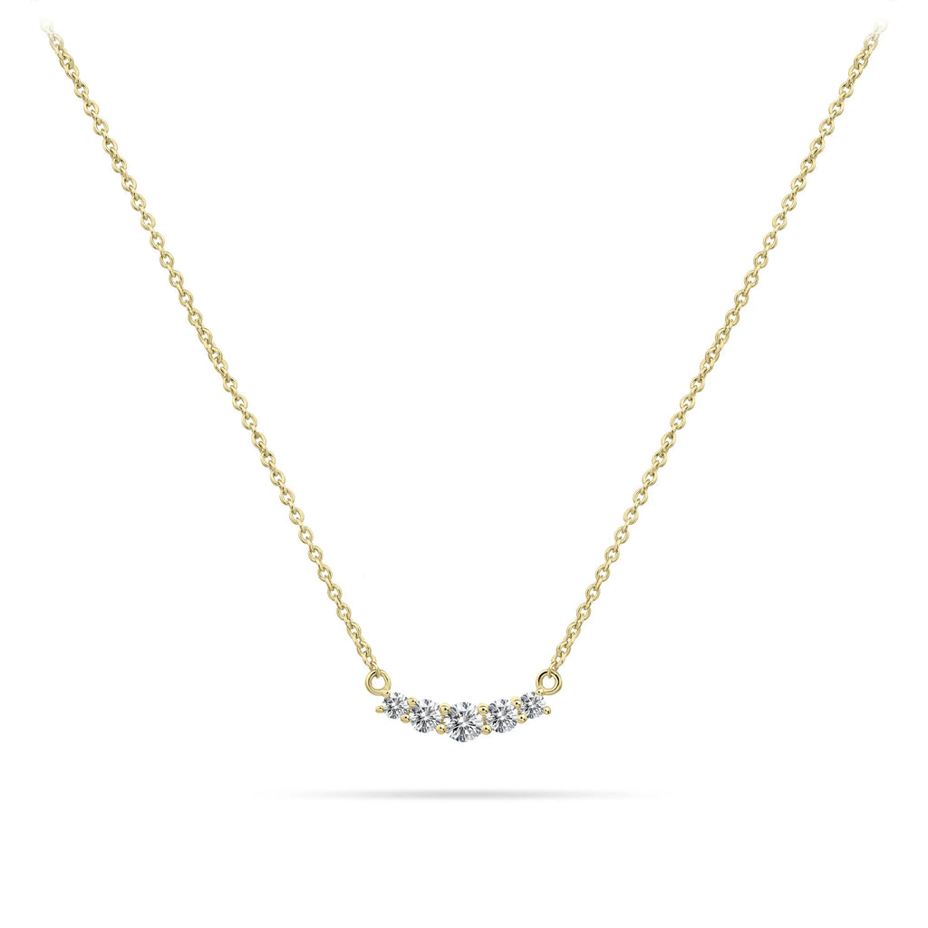 Gisser Curved Bar Necklace