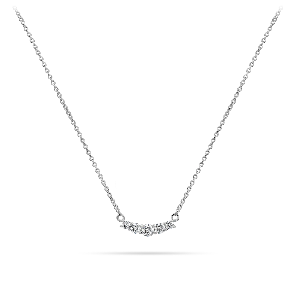 Gisser Curved Bar Necklace