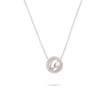 Gisser Tri Crossover Necklace