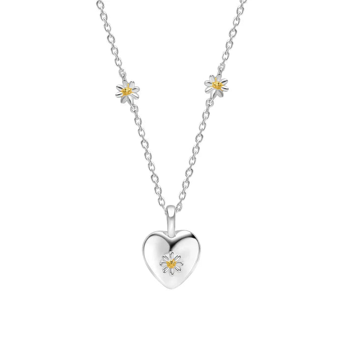 Laura Ashley Daisy Heart Necklace