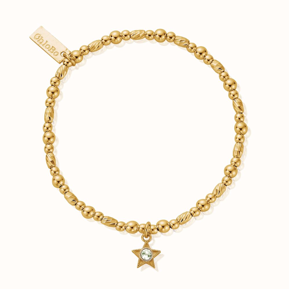 Chlobo Gold Plated Birthstone Bracelets