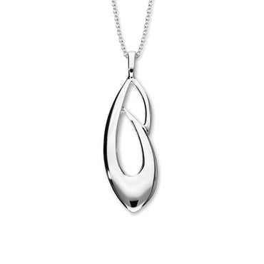 Ortak Silver Trendy Twirls Pendant