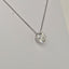 Laboratory Grown 9ct White Gold .70ct Diamond Pendant