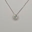 Laboratory Grown 9ct White Gold .70ct Diamond Pendant