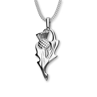 Ortak Thistle Silver Pendant