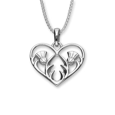 Ortak Thistle Heart Pendant