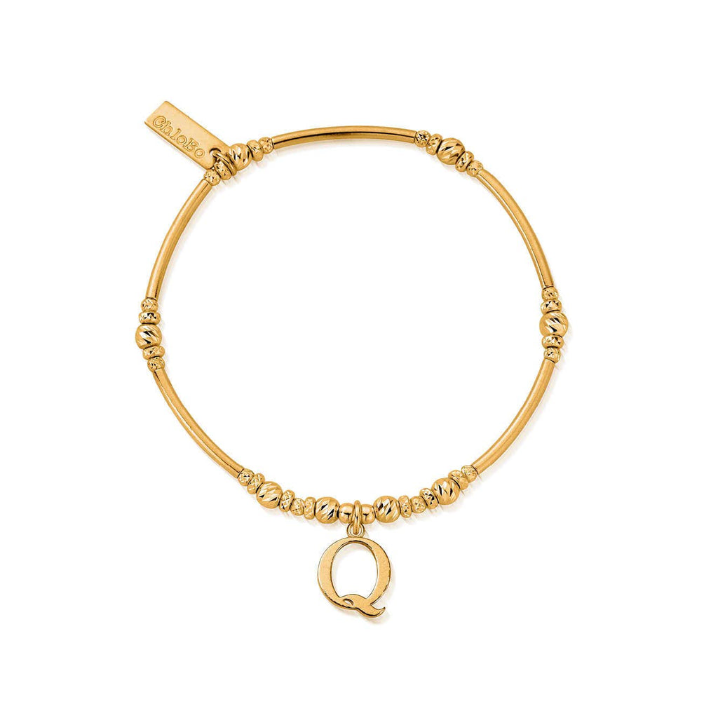 Chlobo 18ct Gold Plated Initial Bracelet